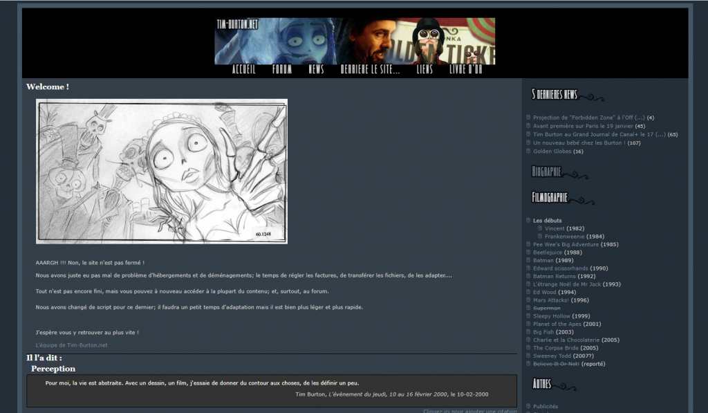 before the WP migration